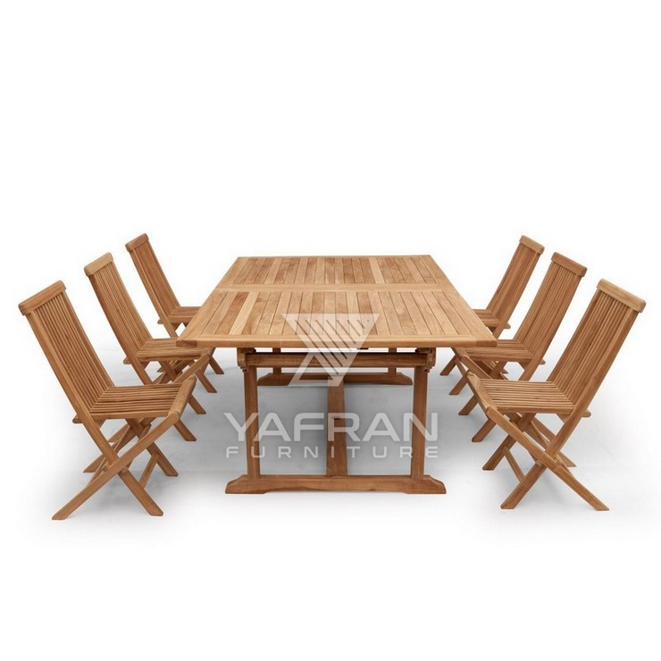 GDS-002-Senn-6-Folding-Seater-Extendable-Dining-Set Home